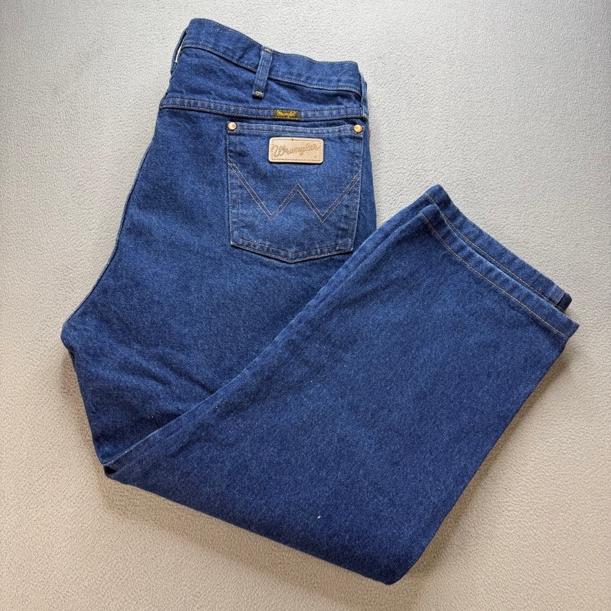 Wrangler Jeans 13mwzpw Cowboy Cut Original Fit 40x30 (Fit 40x26) Blue Denim Work